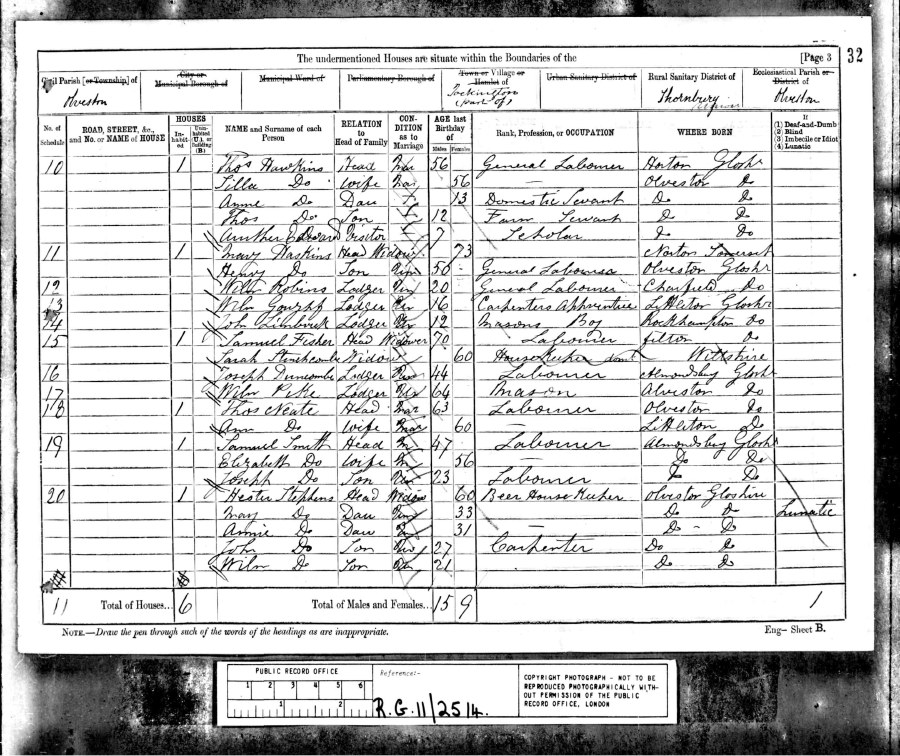 - Census-1881-MaryHaskins